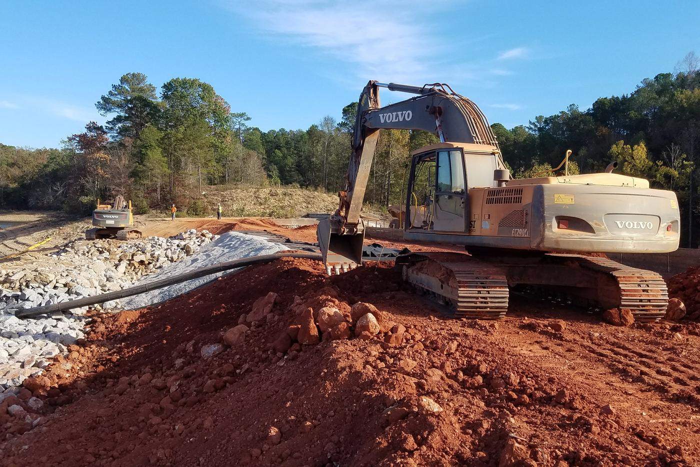 Land clearing work in central Oregon